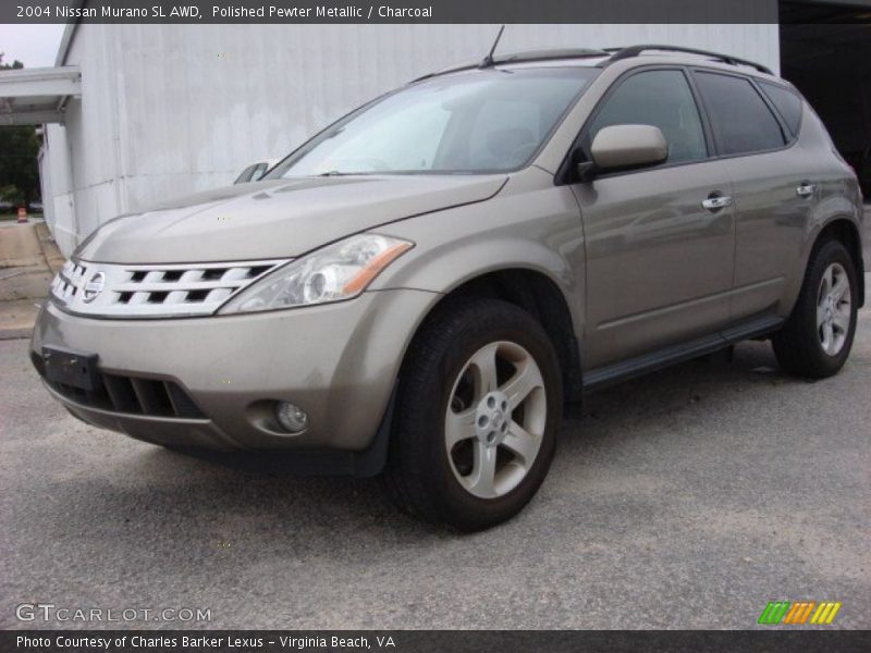 Polished Pewter Metallic / Charcoal 2004 Nissan Murano SL AWD
