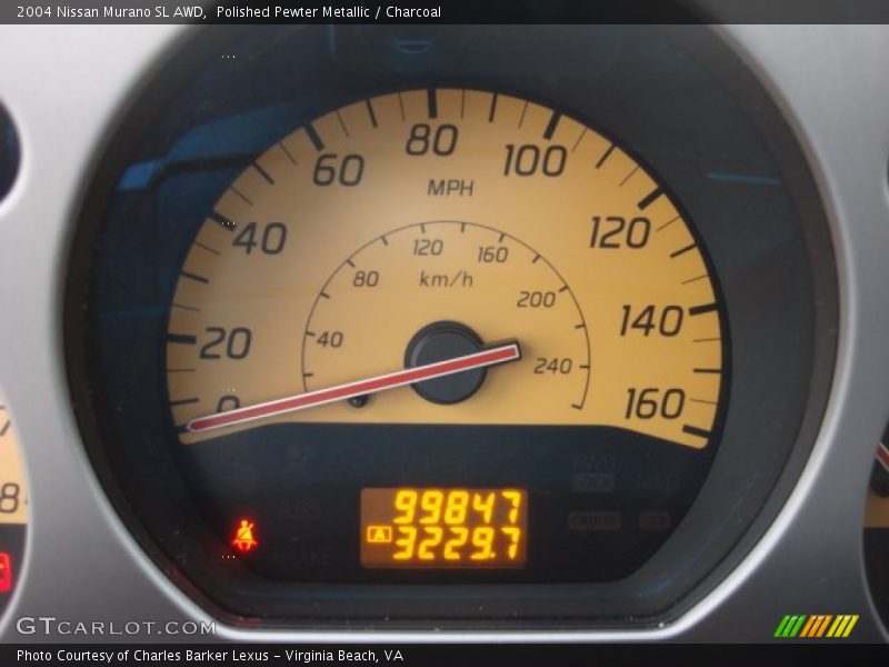 Polished Pewter Metallic / Charcoal 2004 Nissan Murano SL AWD