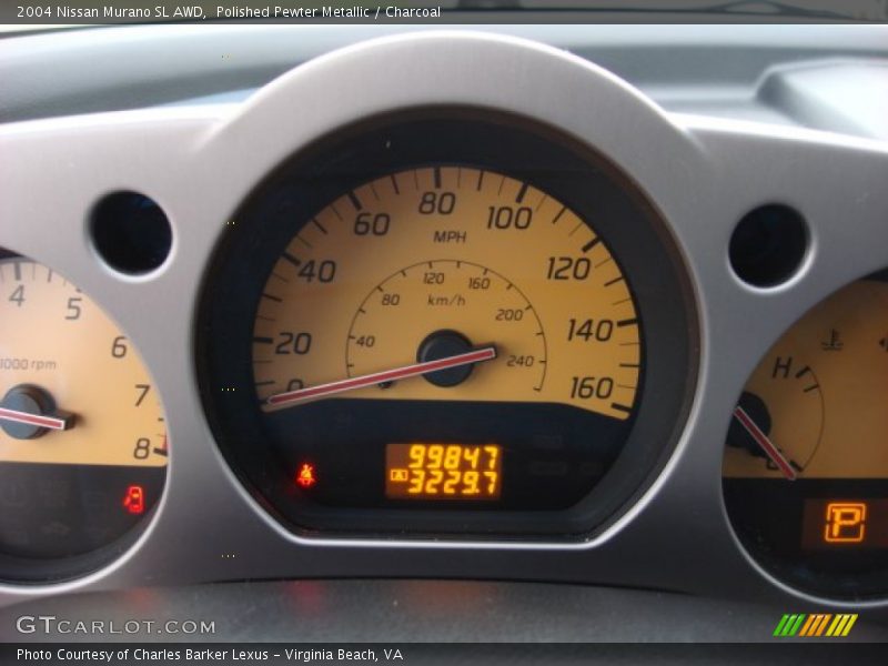 Polished Pewter Metallic / Charcoal 2004 Nissan Murano SL AWD