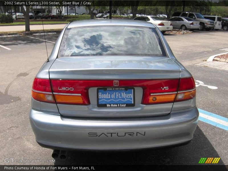 Silver Blue / Gray 2002 Saturn L Series L300 Sedan