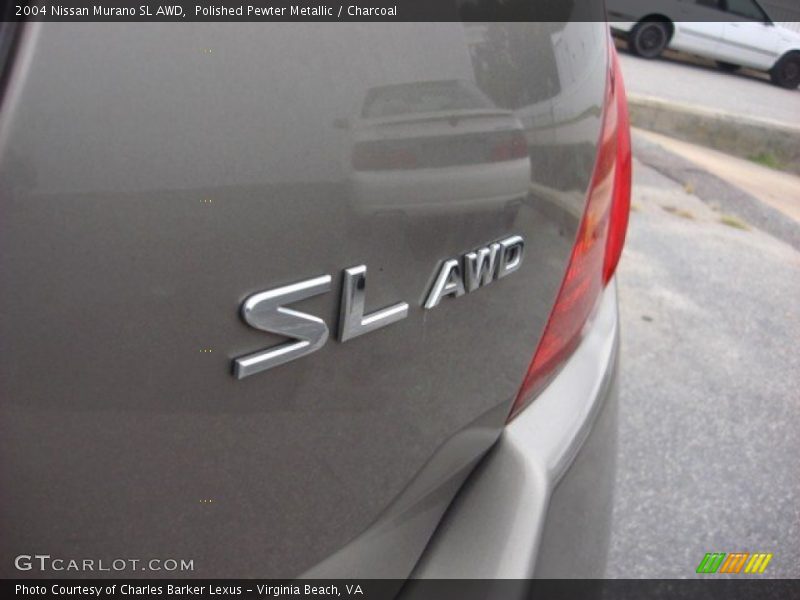 Polished Pewter Metallic / Charcoal 2004 Nissan Murano SL AWD