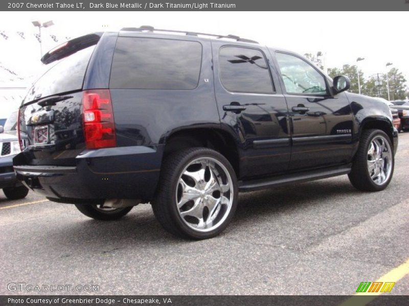 Dark Blue Metallic / Dark Titanium/Light Titanium 2007 Chevrolet Tahoe LT