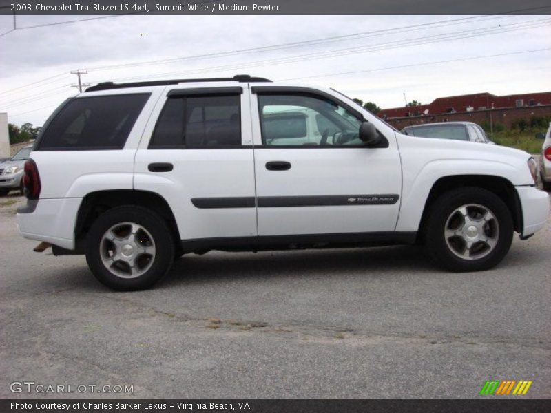 Summit White / Medium Pewter 2003 Chevrolet TrailBlazer LS 4x4