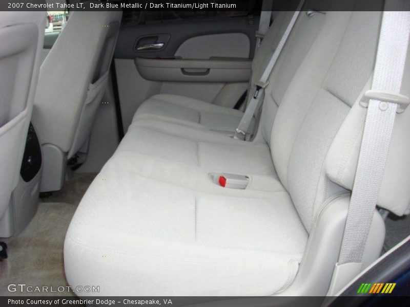 Dark Blue Metallic / Dark Titanium/Light Titanium 2007 Chevrolet Tahoe LT