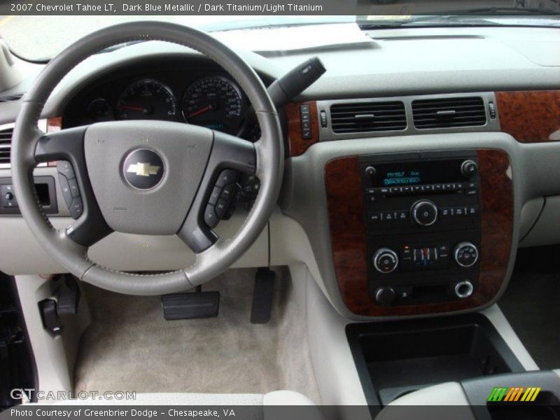 Dark Blue Metallic / Dark Titanium/Light Titanium 2007 Chevrolet Tahoe LT