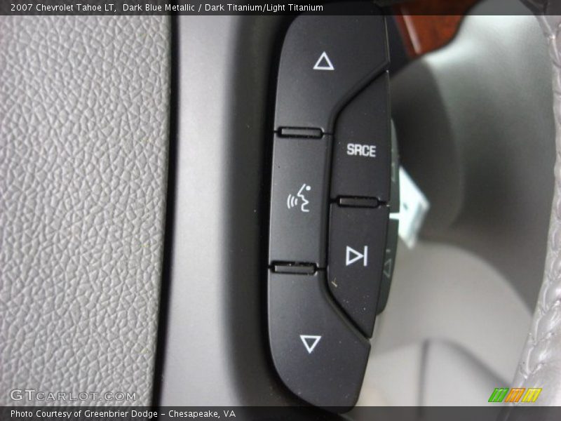 Dark Blue Metallic / Dark Titanium/Light Titanium 2007 Chevrolet Tahoe LT