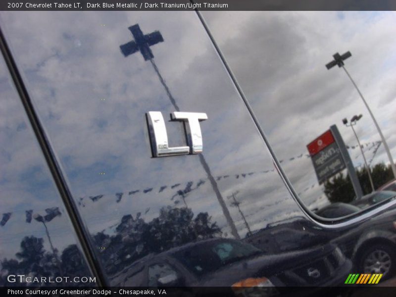 Dark Blue Metallic / Dark Titanium/Light Titanium 2007 Chevrolet Tahoe LT