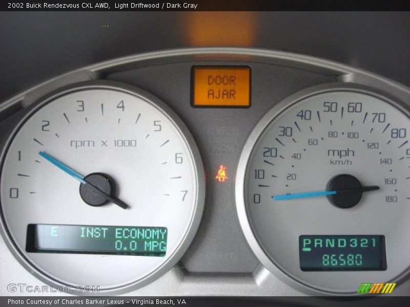 Light Driftwood / Dark Gray 2002 Buick Rendezvous CXL AWD