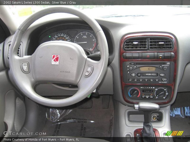 Silver Blue / Gray 2002 Saturn L Series L300 Sedan
