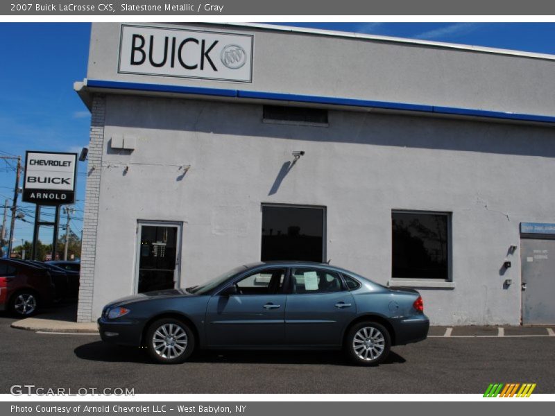 Slatestone Metallic / Gray 2007 Buick LaCrosse CXS