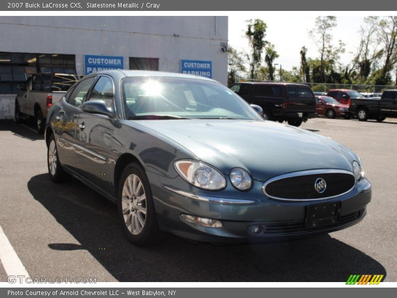 Slatestone Metallic / Gray 2007 Buick LaCrosse CXS