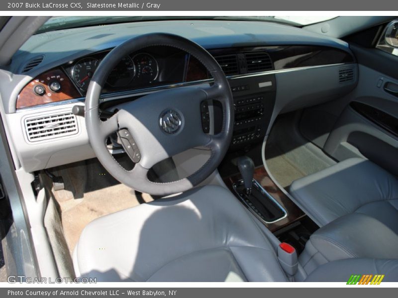 Slatestone Metallic / Gray 2007 Buick LaCrosse CXS