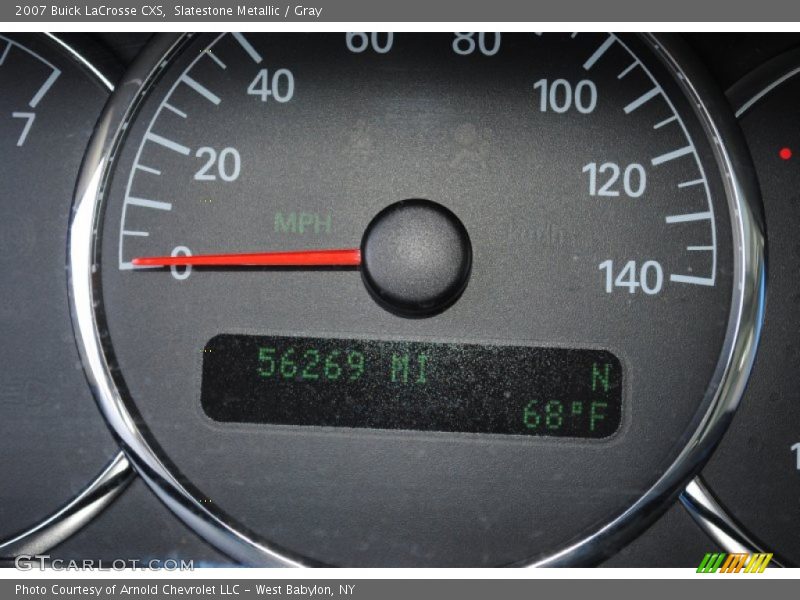 Slatestone Metallic / Gray 2007 Buick LaCrosse CXS