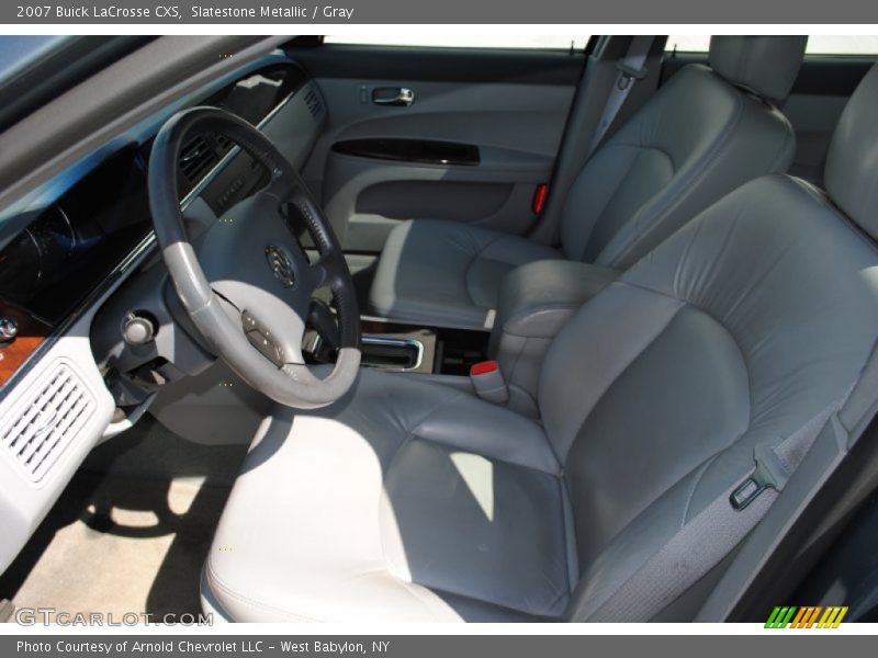Slatestone Metallic / Gray 2007 Buick LaCrosse CXS