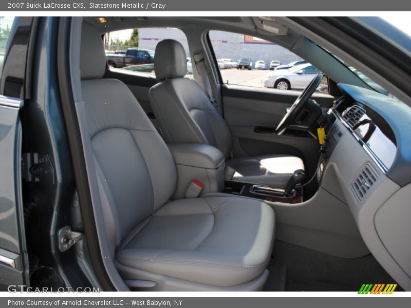 Slatestone Metallic / Gray 2007 Buick LaCrosse CXS