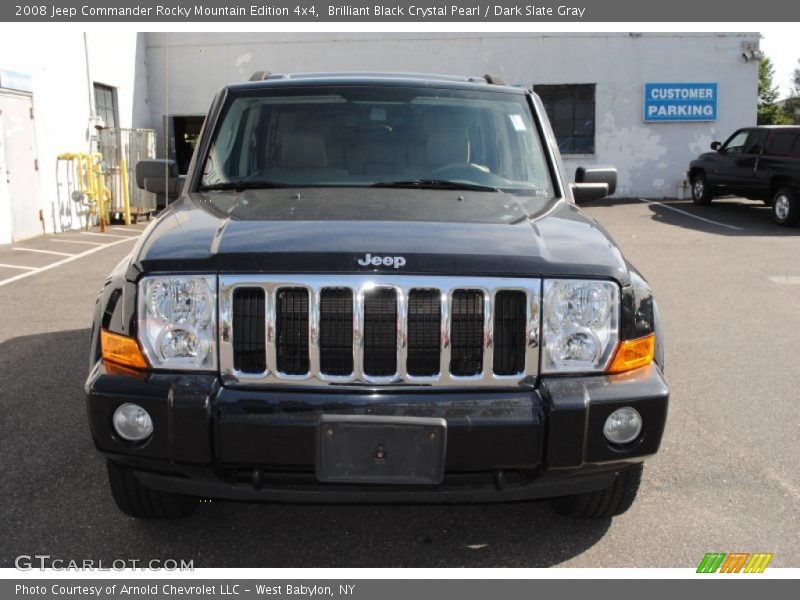 Brilliant Black Crystal Pearl / Dark Slate Gray 2008 Jeep Commander Rocky Mountain Edition 4x4