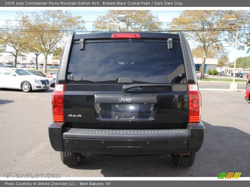 Brilliant Black Crystal Pearl / Dark Slate Gray 2008 Jeep Commander Rocky Mountain Edition 4x4