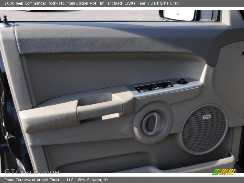 Brilliant Black Crystal Pearl / Dark Slate Gray 2008 Jeep Commander Rocky Mountain Edition 4x4