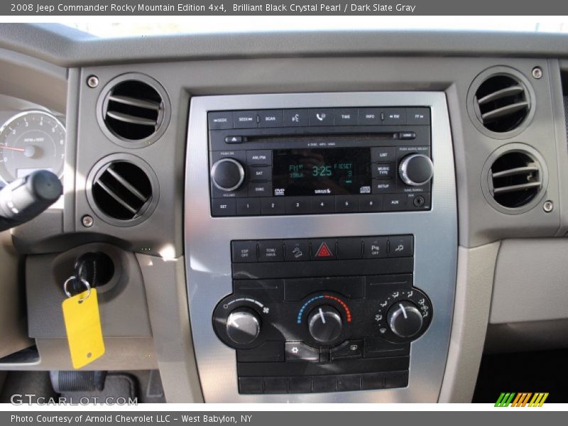 Brilliant Black Crystal Pearl / Dark Slate Gray 2008 Jeep Commander Rocky Mountain Edition 4x4
