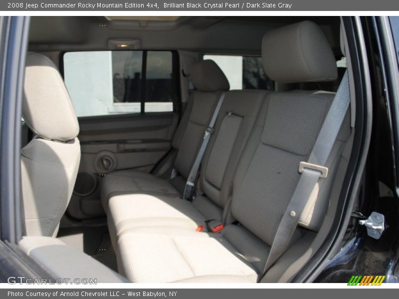 Brilliant Black Crystal Pearl / Dark Slate Gray 2008 Jeep Commander Rocky Mountain Edition 4x4