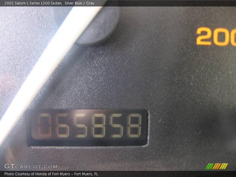 Silver Blue / Gray 2002 Saturn L Series L300 Sedan