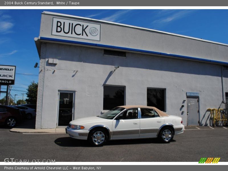 White / Taupe 2004 Buick Century Standard