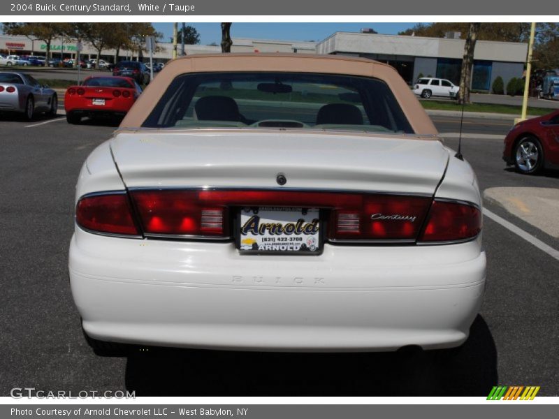 White / Taupe 2004 Buick Century Standard