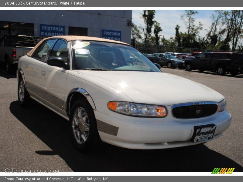 White / Taupe 2004 Buick Century Standard