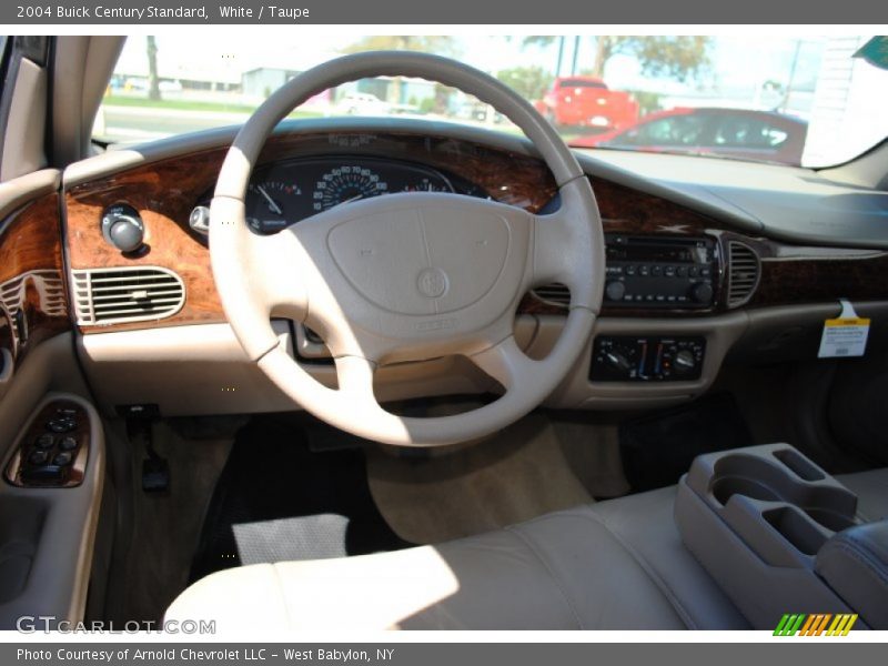 White / Taupe 2004 Buick Century Standard