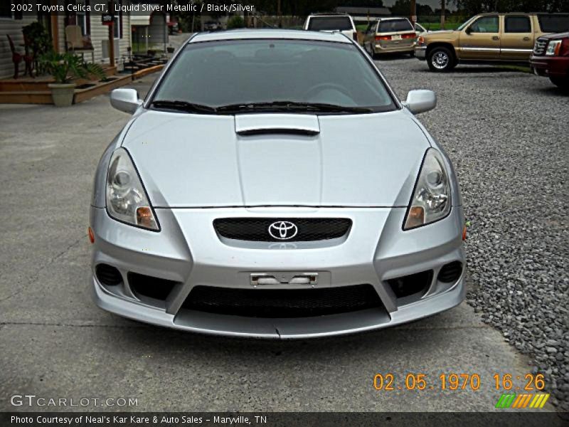 Liquid Silver Metallic / Black/Silver 2002 Toyota Celica GT