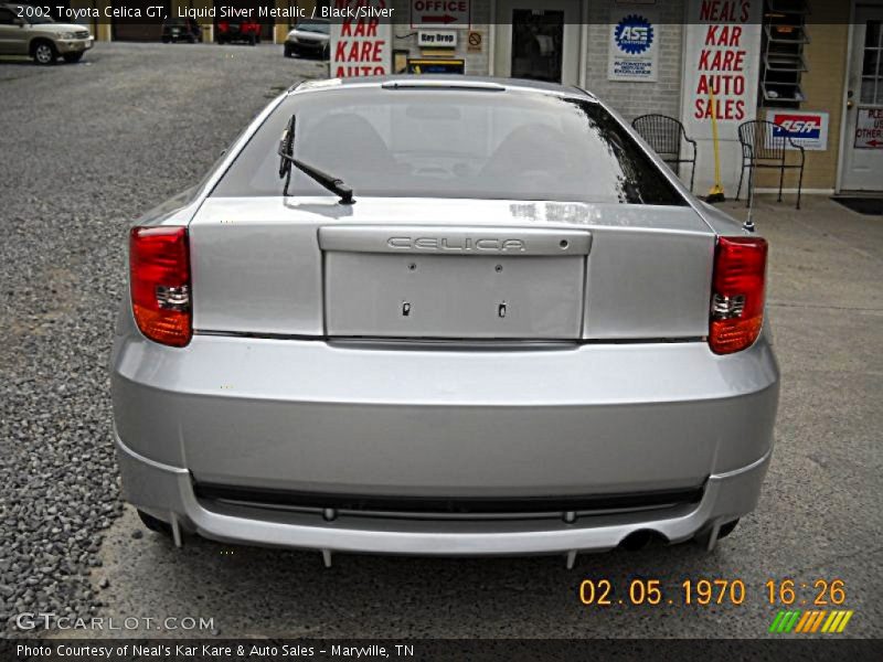 Liquid Silver Metallic / Black/Silver 2002 Toyota Celica GT