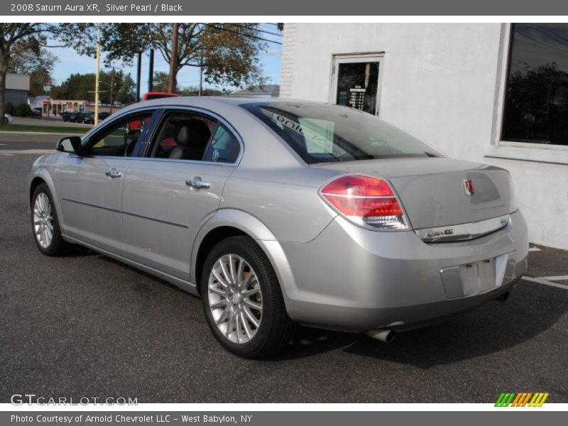Silver Pearl / Black 2008 Saturn Aura XR