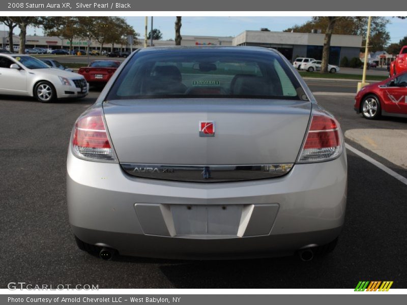 Silver Pearl / Black 2008 Saturn Aura XR