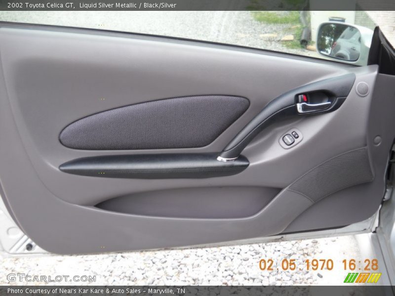 Liquid Silver Metallic / Black/Silver 2002 Toyota Celica GT