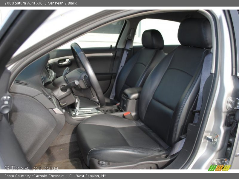 Silver Pearl / Black 2008 Saturn Aura XR