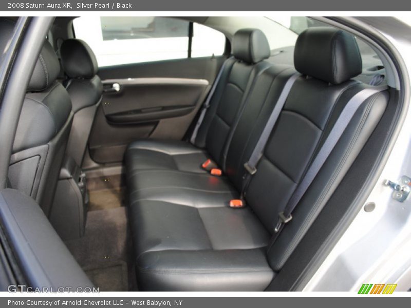Silver Pearl / Black 2008 Saturn Aura XR