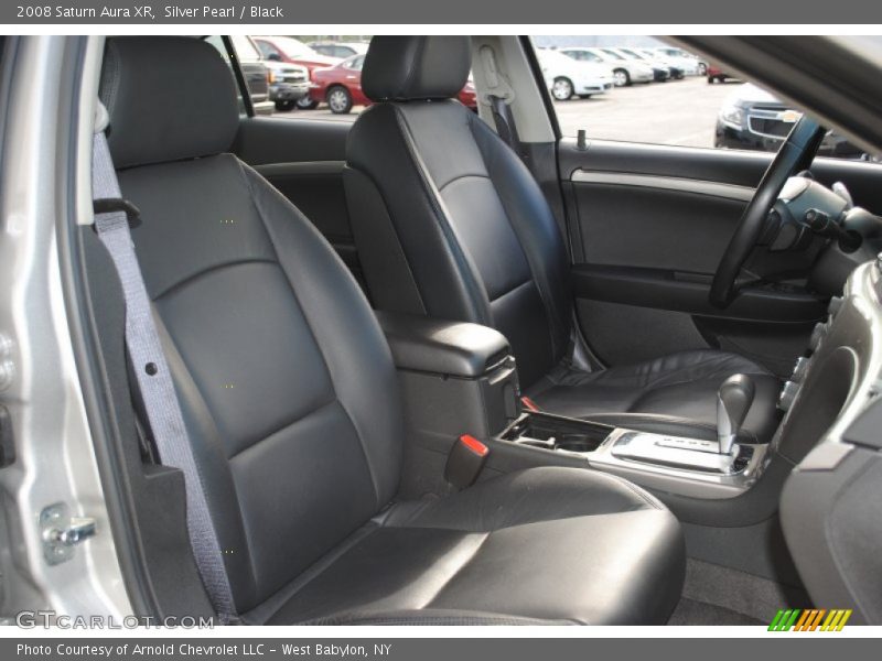 Silver Pearl / Black 2008 Saturn Aura XR