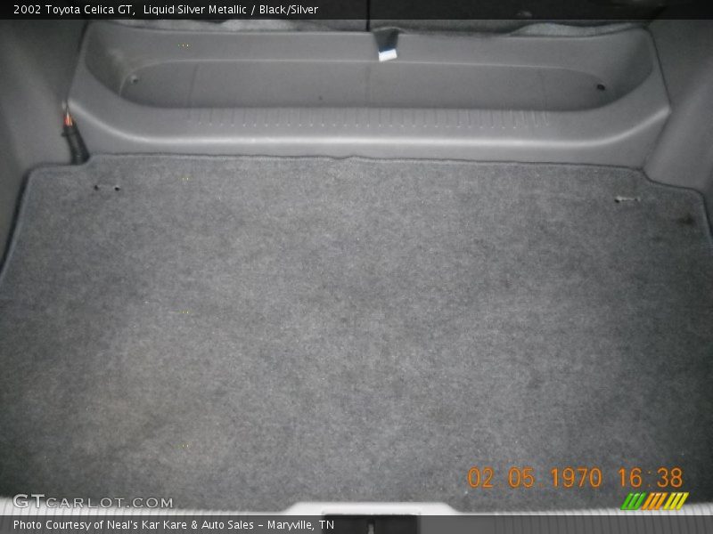 Liquid Silver Metallic / Black/Silver 2002 Toyota Celica GT