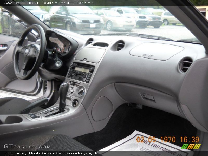 Liquid Silver Metallic / Black/Silver 2002 Toyota Celica GT