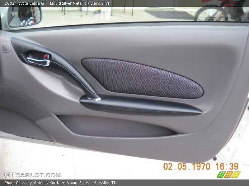Liquid Silver Metallic / Black/Silver 2002 Toyota Celica GT