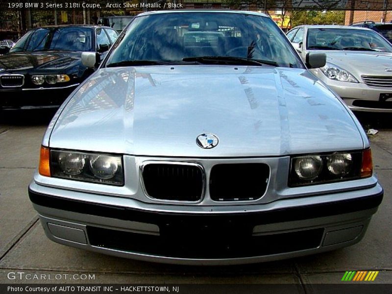 Arctic Silver Metallic / Black 1998 BMW 3 Series 318ti Coupe