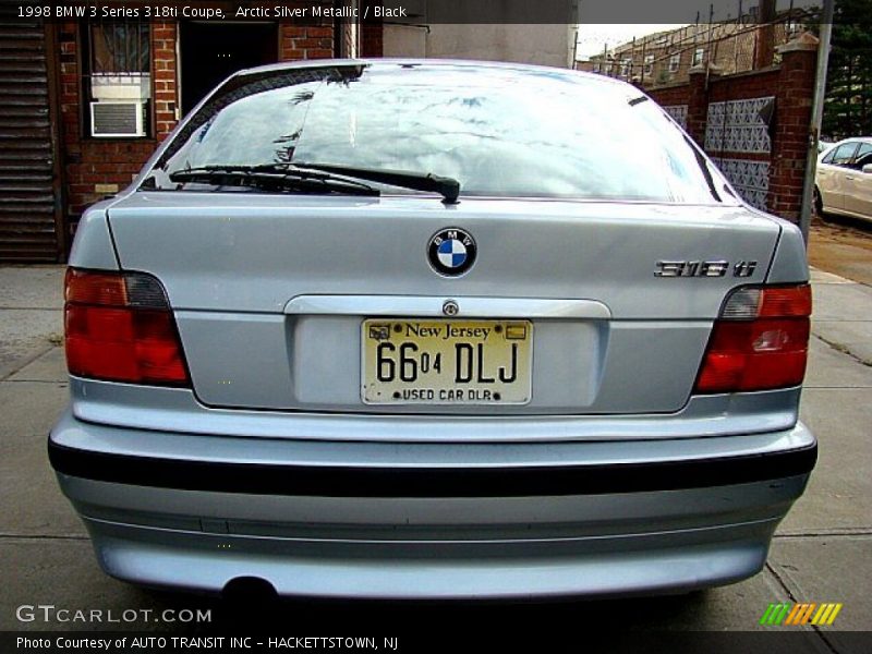 Arctic Silver Metallic / Black 1998 BMW 3 Series 318ti Coupe
