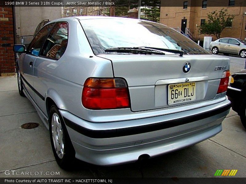 Arctic Silver Metallic / Black 1998 BMW 3 Series 318ti Coupe