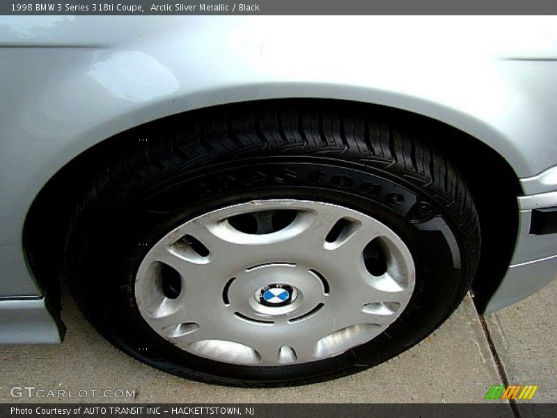 Arctic Silver Metallic / Black 1998 BMW 3 Series 318ti Coupe