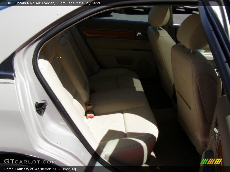 Light Sage Metallic / Sand 2007 Lincoln MKZ AWD Sedan