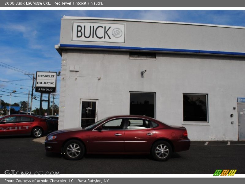 Red Jewel Tintcoat / Neutral 2008 Buick LaCrosse CXL