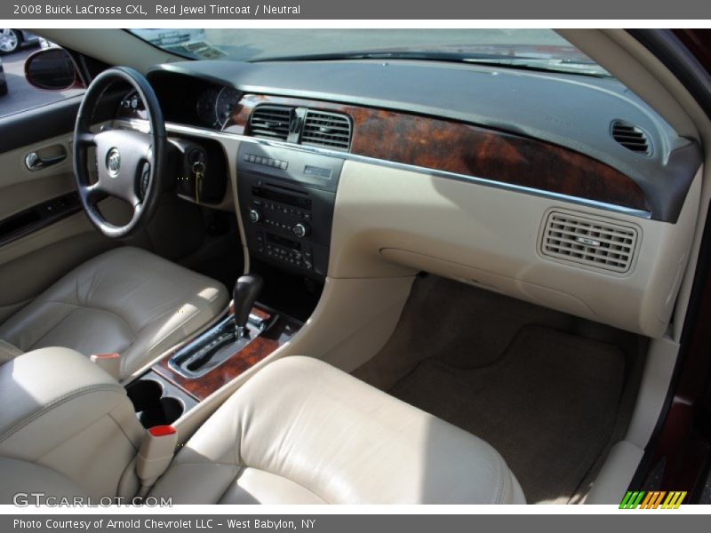 Red Jewel Tintcoat / Neutral 2008 Buick LaCrosse CXL