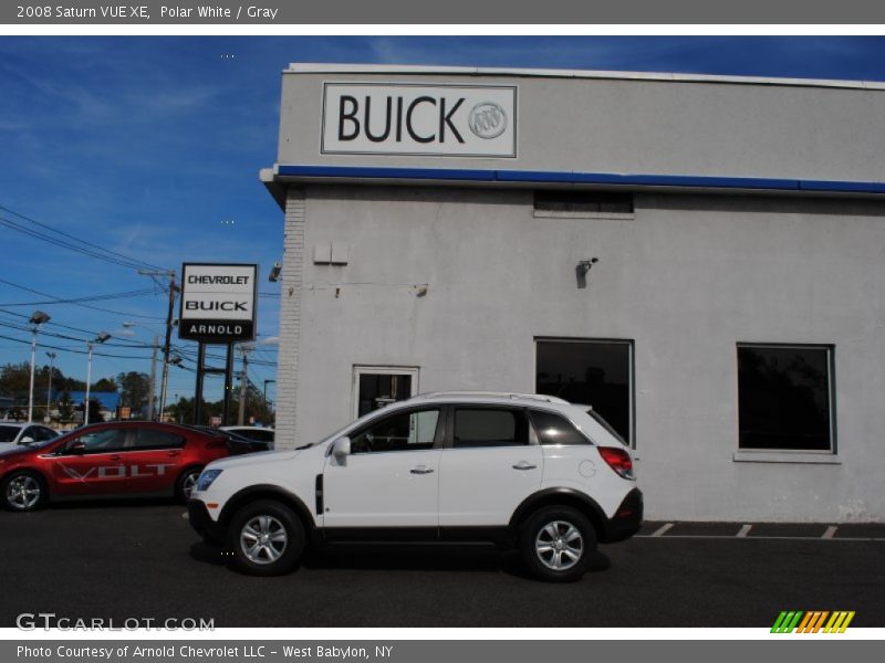 Polar White / Gray 2008 Saturn VUE XE