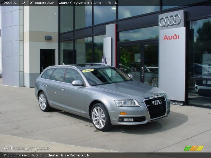 Quartz Grey Metallic / Amaretto/Black 2009 Audi A6 3.0T quattro Avant