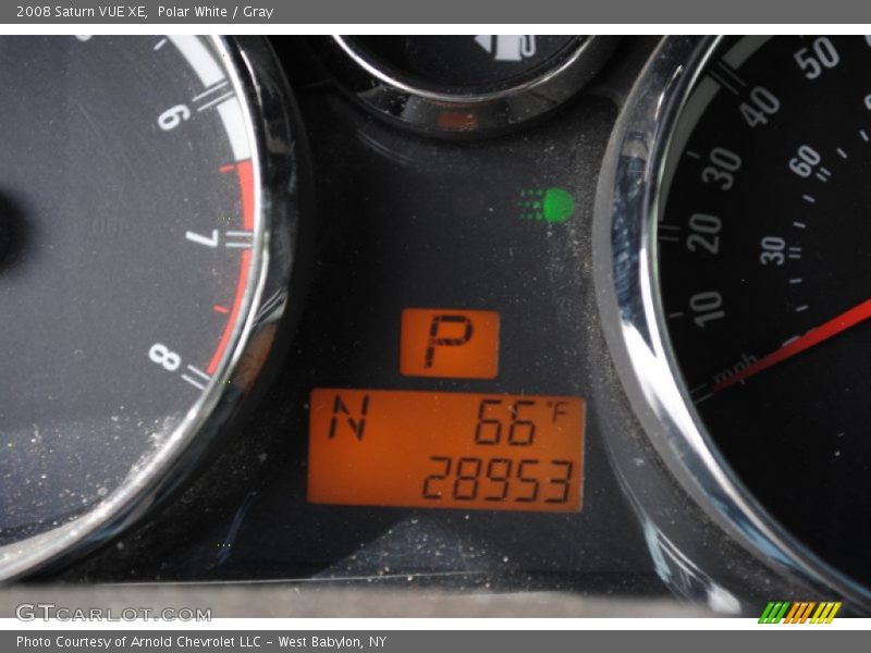 Polar White / Gray 2008 Saturn VUE XE